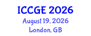 International Conference on Civil and Geological Engineering (ICCGE) August 19, 2026 - London, United Kingdom