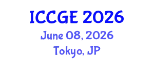 International Conference on Civil and Geological Engineering (ICCGE) June 08, 2026 - Tokyo, Japan
