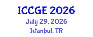 International Conference on Civil and Geological Engineering (ICCGE) July 29, 2026 - Istanbul, Turkey