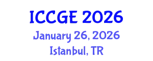 International Conference on Civil and Geological Engineering (ICCGE) January 26, 2026 - Istanbul, Turkey