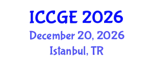 International Conference on Civil and Geological Engineering (ICCGE) December 20, 2026 - Istanbul, Turkey