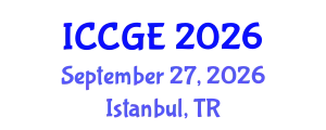 International Conference on Civil and Geological Engineering (ICCGE) September 27, 2026 - Istanbul, Turkey
