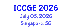 International Conference on Civil and Geological Engineering (ICCGE) July 05, 2026 - Singapore, Singapore