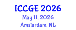 International Conference on Civil and Geological Engineering (ICCGE) May 11, 2026 - Amsterdam, Netherlands