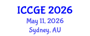 International Conference on Civil and Geological Engineering (ICCGE) May 11, 2026 - Sydney, Australia