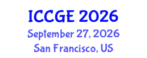International Conference on Civil and Geological Engineering (ICCGE) September 27, 2026 - San Francisco, United States