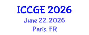 International Conference on Civil and Geological Engineering (ICCGE) June 22, 2026 - Paris, France