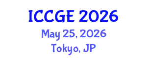 International Conference on Civil and Geological Engineering (ICCGE) May 25, 2026 - Tokyo, Japan