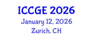 International Conference on Civil and Geological Engineering (ICCGE) January 12, 2026 - Zurich, Switzerland