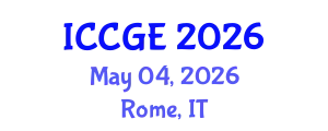 International Conference on Civil and Geological Engineering (ICCGE) May 04, 2026 - Rome, Italy