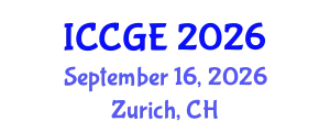 International Conference on Civil and Geological Engineering (ICCGE) September 16, 2026 - Zurich, Switzerland