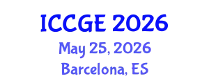 International Conference on Civil and Geological Engineering (ICCGE) May 25, 2026 - Barcelona, Spain