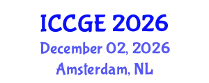 International Conference on Civil and Geological Engineering (ICCGE) December 02, 2026 - Amsterdam, Netherlands