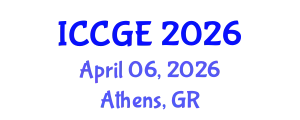 International Conference on Civil and Geological Engineering (ICCGE) April 06, 2026 - Athens, Greece