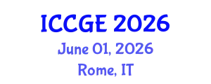 International Conference on Civil and Geological Engineering (ICCGE) June 01, 2026 - Rome, Italy
