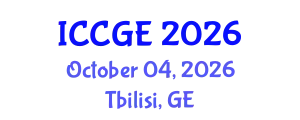 International Conference on Civil and Geological Engineering (ICCGE) October 04, 2026 - Tbilisi, Georgia