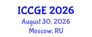 International Conference on Civil and Geological Engineering (ICCGE) August 30, 2026 - Moscow, Russia