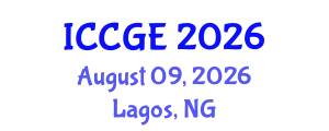 International Conference on Civil and Geological Engineering (ICCGE) August 09, 2026 - Lagos, Nigeria