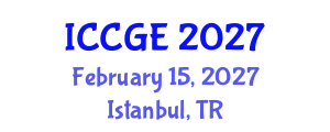 International Conference on Civil and Geological Engineering (ICCGE) February 15, 2027 - Istanbul, Turkey