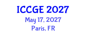 International Conference on Civil and Geological Engineering (ICCGE) May 17, 2027 - Paris, France