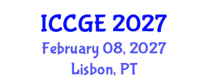 International Conference on Civil and Geological Engineering (ICCGE) February 08, 2027 - Lisbon, Portugal