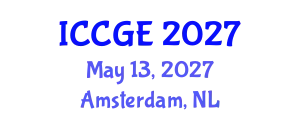 International Conference on Civil and Geological Engineering (ICCGE) May 13, 2027 - Amsterdam, Netherlands