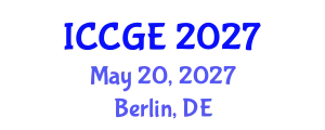 International Conference on Civil and Geological Engineering (ICCGE) May 20, 2027 - Berlin, Germany