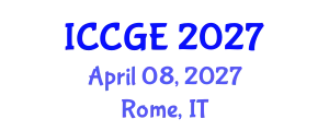International Conference on Civil and Geological Engineering (ICCGE) April 08, 2027 - Rome, Italy