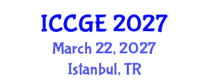 International Conference on Civil and Geological Engineering (ICCGE) March 22, 2027 - Istanbul, Turkey