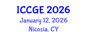 International Conference on Civil and Geological Engineering (ICCGE) January 12, 2026 - Nicosia, Cyprus