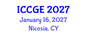 International Conference on Civil and Geological Engineering (ICCGE) January 16, 2027 - Nicosia, Cyprus