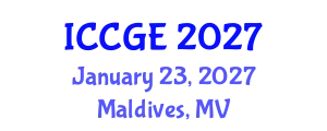 International Conference on Civil and Geological Engineering (ICCGE) January 23, 2027 - Maldives, Maldives