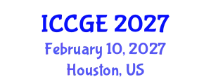 International Conference on Civil and Geological Engineering (ICCGE) February 10, 2027 - Houston, United States
