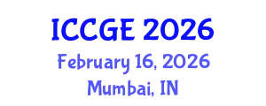 International Conference on Civil and Geological Engineering (ICCGE) February 16, 2026 - Mumbai, India