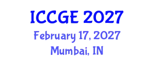 International Conference on Civil and Geological Engineering (ICCGE) February 17, 2027 - Mumbai, India