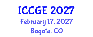 International Conference on Civil and Geological Engineering (ICCGE) February 17, 2027 - Bogota, Colombia