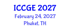 International Conference on Civil and Geological Engineering (ICCGE) February 24, 2027 - Phuket, Thailand