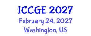 International Conference on Civil and Geological Engineering (ICCGE) February 24, 2027 - Washington, United States