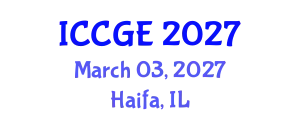 International Conference on Civil and Geological Engineering (ICCGE) March 03, 2027 - Haifa, Israel