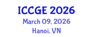 International Conference on Civil and Geological Engineering (ICCGE) March 09, 2026 - Hanoi, Vietnam