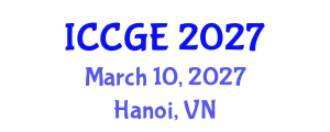 International Conference on Civil and Geological Engineering (ICCGE) March 10, 2027 - Hanoi, Vietnam