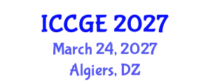International Conference on Civil and Geological Engineering (ICCGE) March 24, 2027 - Algiers, Algeria