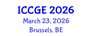 International Conference on Civil and Geological Engineering (ICCGE) March 23, 2026 - Brussels, Belgium