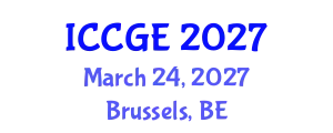 International Conference on Civil and Geological Engineering (ICCGE) March 24, 2027 - Brussels, Belgium
