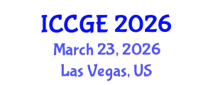 International Conference on Civil and Geological Engineering (ICCGE) March 23, 2026 - Las Vegas, United States