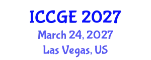 International Conference on Civil and Geological Engineering (ICCGE) March 24, 2027 - Las Vegas, United States