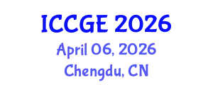 International Conference on Civil and Geological Engineering (ICCGE) April 06, 2026 - Chengdu, China