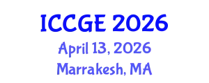 International Conference on Civil and Geological Engineering (ICCGE) April 13, 2026 - Marrakesh, Morocco