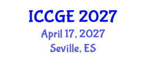 International Conference on Civil and Geological Engineering (ICCGE) April 17, 2027 - Seville, Spain