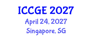 International Conference on Civil and Geological Engineering (ICCGE) April 24, 2027 - Singapore, Singapore